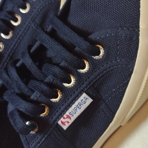 Superga men shoes navy blue men size 8 - Picture 3 of 12